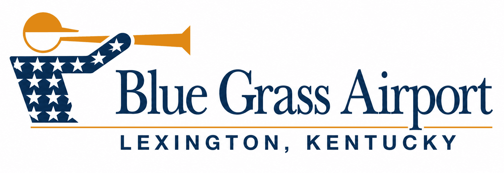 Blue Grass Airport logo
